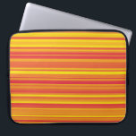 Orange Red Gult Rand Laptop Fodral<br><div class="desc">Orange Red Gult Rand laptop sleeve</div>