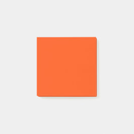 Orange Red Simple 7,62 cm x 7,62 cm Post-it Block