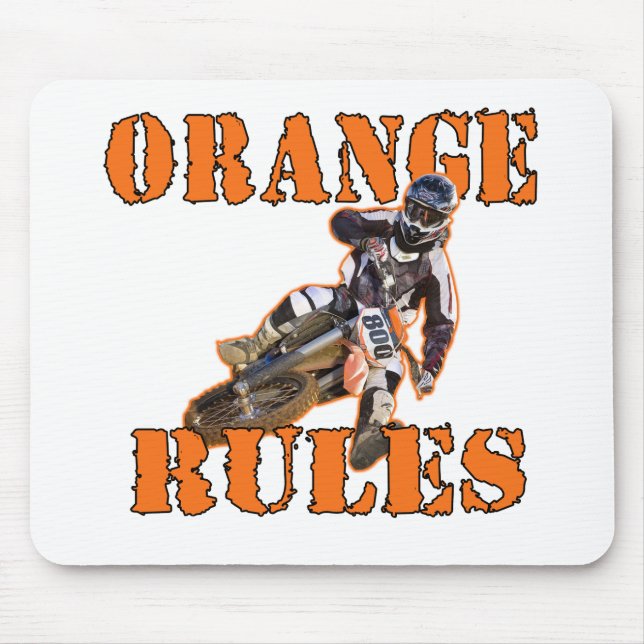 Orange regler musmatta (Framsidan)