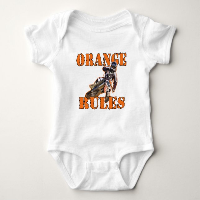 Orange regler tee (Framsida)