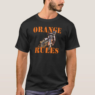Orange regler tee shirt