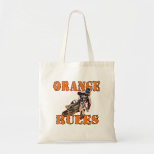 Orange regler tygkasse