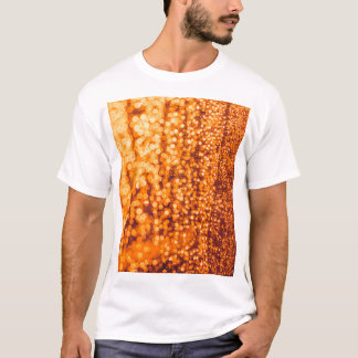 Orange regndroppar på glas, abstraktens bakgrund. t shirt