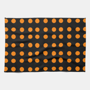 Orange Repetitiva punkter Kökshandduk