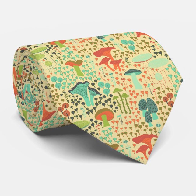 Orange Retro Mushroom Slips (Rullad)