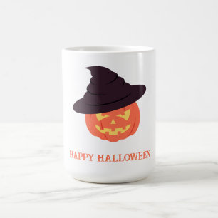 Orange Retro Pumpkin Halloween Coffee Mugg Vintage