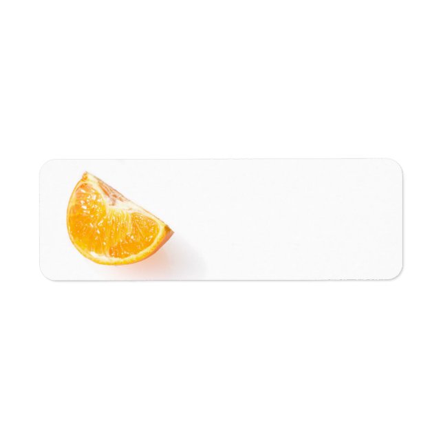 Orange Returadress Etikett (Framsidan)