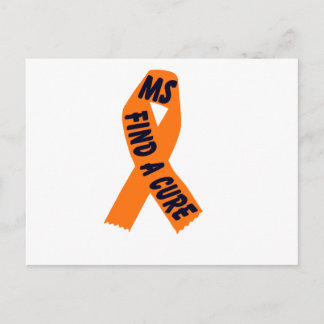 Orange Ribbon Awareness Vykort
