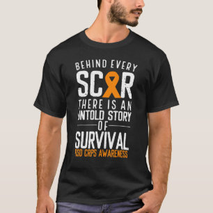 Orange Ribbon bakom varje Scar Survivor RSD Crps T Shirt