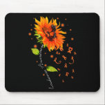 Orange Ribbon Solros Butterfly Leukemia Awarene Musmatta<br><div class="desc">Orange Ribbon Solros Butterfly Leukemia Awareness Månad</div>