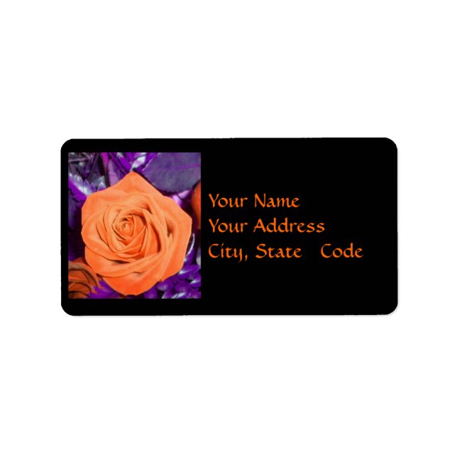 Orange Ro Adressetiketter (Framsidan)