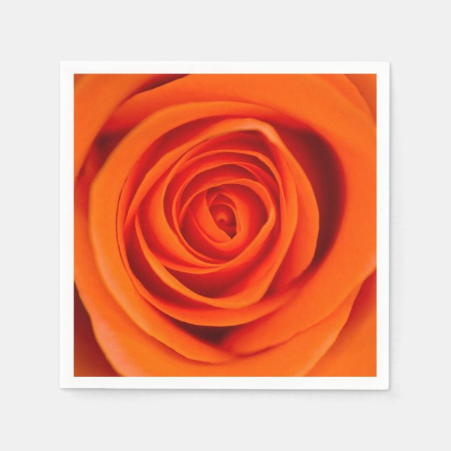 Orange ro Cocktail papper napkin Pappersservett (Framsidan)