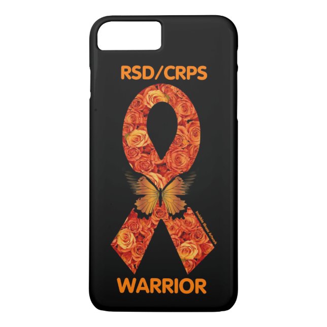 Orange ro/fjäril… RSD/CRPS Case-Mate iPhone Skal (Baksida)