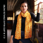 Orange Ro Mönster Chiffon Sjal<br><div class="desc">Orange Ro Mönster Chiffon Scarf. Enkel att anpassa. Bilden är uppdelad på flera sidor. Justera panelen till en annan storlek. Kontakta mig på admin@giftsyoutreasure.com om du vill att jag ska skapa en kollage,  uppgradera dina foton eller skapa en direktdesignprodukt åt dig.</div>