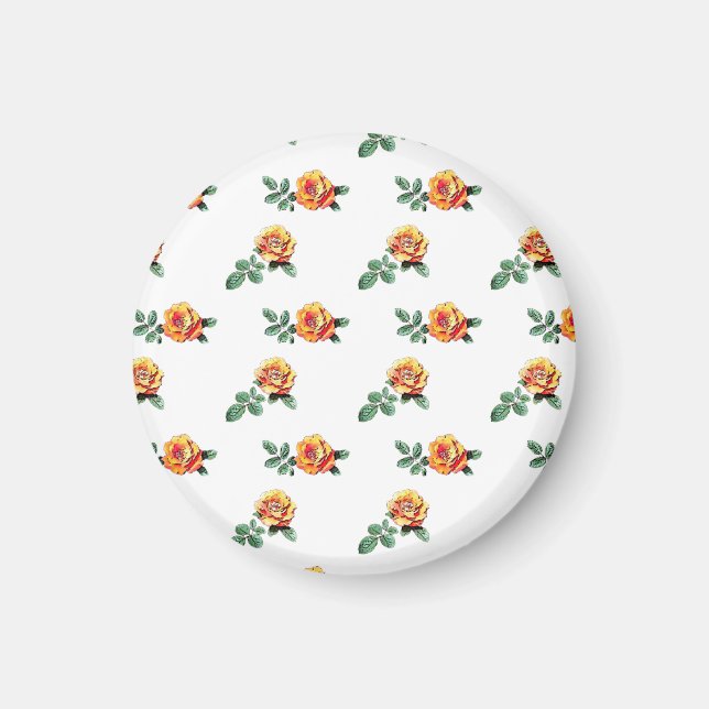 orange ro mönster magnet (Framsidan)
