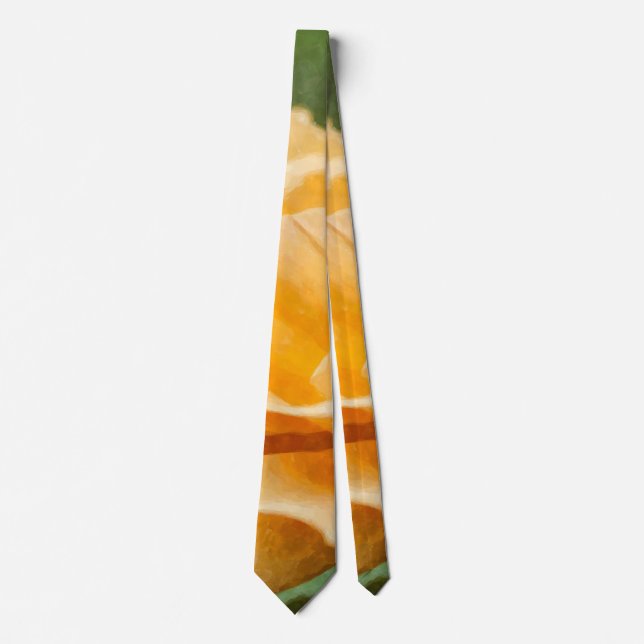 Orange Ro Painterly Neck Tie Slips (Framsida)