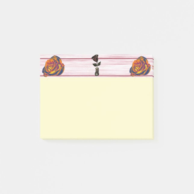 Orange Ro Post-it Notes Block (Framsida)