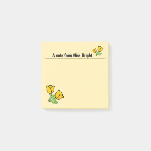 Orange Ro Post-it Notes Block