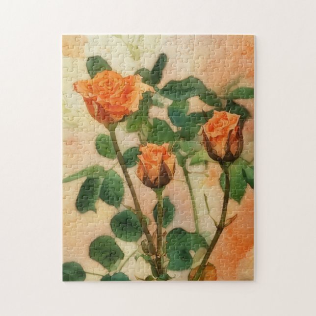 Orange Ro Puzzle Art Pussel (Vertikal)