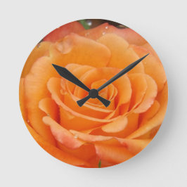 Orange Ro Rund Klocka