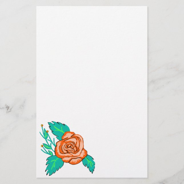 Orange Ro Stationery Brevpapper (Framsida)