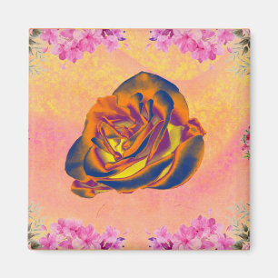 Orange Ro-utfyllnadstecken Magnet