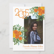 Orange Ro White Photo Studenten meddelande