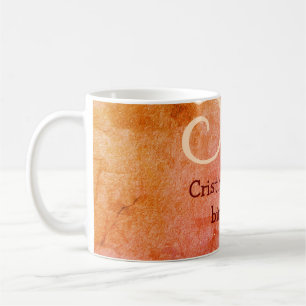 Orange röd 50-årsdag Lägg till namn datum p Kaffemugg