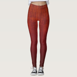 Orange Rödombre, rustic Leggings
