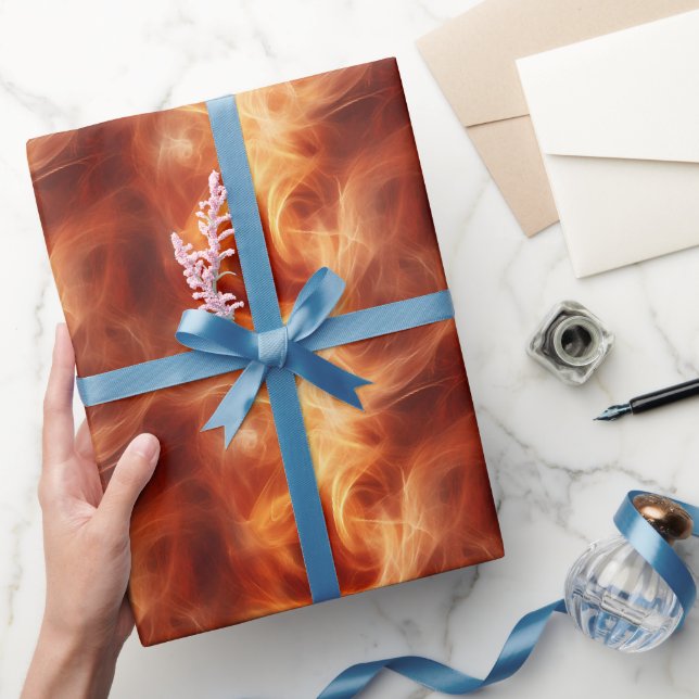 Orange Rök  Presentpapper (Gifting)