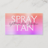Orange Rosa Brushed Metall Spray Tan