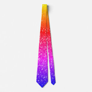 Orange Rosa Gnistra Abstrakt Glitter Mönster Gift Slips