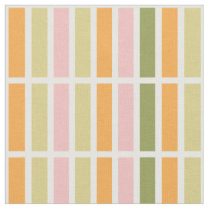 Orange Rosa Grönt Tan Hues Tyg