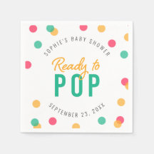 Orange Rosa Teal Confetti-Redo till barnskor