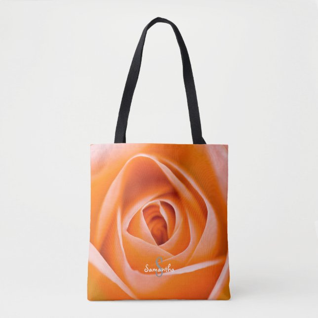 Orange Rose Tote bag Tygkasse (Framsida)