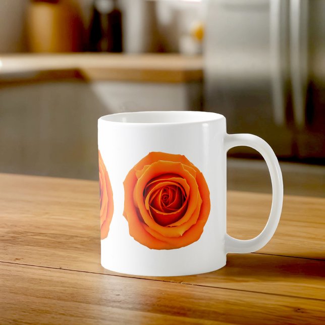 Orange Roses Mug Kaffemugg (Mug with orange roses)