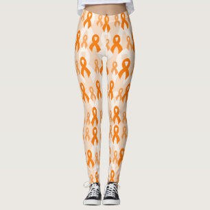 Orange Rosett band...RSD/CRPS Leggings