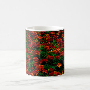 Orange Rött nederkant liggande Kaffemugg