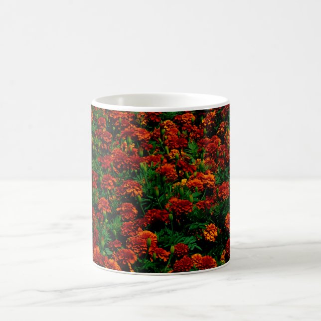 Orange Rött nederkant liggande Kaffemugg (Center)