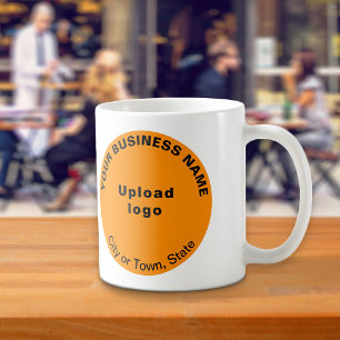Orange Round Business Brand på Mugg