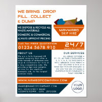 Orange Rubbish Skip Design, Skip/Dumpster Company