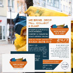 Orange Rubbish Skip Design, Skip/Dumpster Company Reklamblad<br><div class="desc">Orange Rubbish Skip Design,  Skip/Dumpster Company Reklamation Flyers by the Affärskort Store.</div>