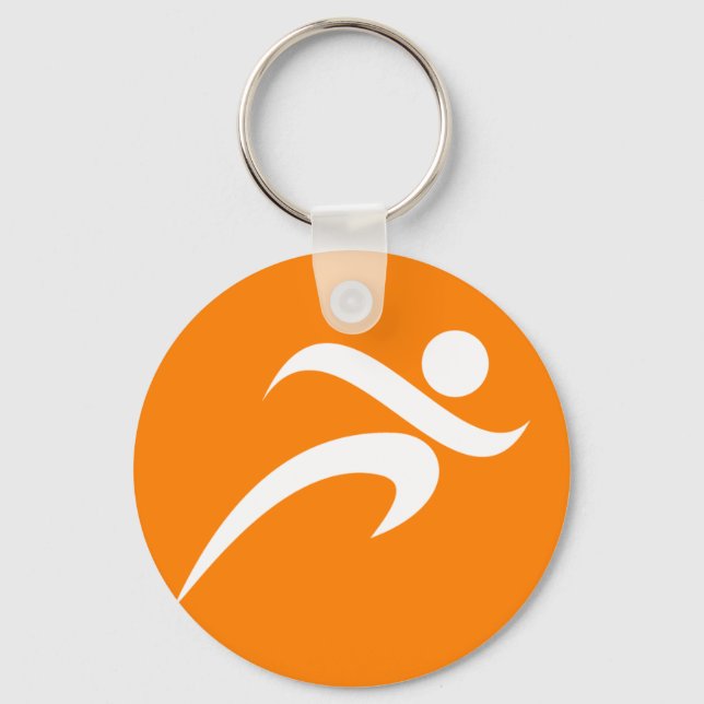 Orange Running; Springer Nyckelring (Framsida)