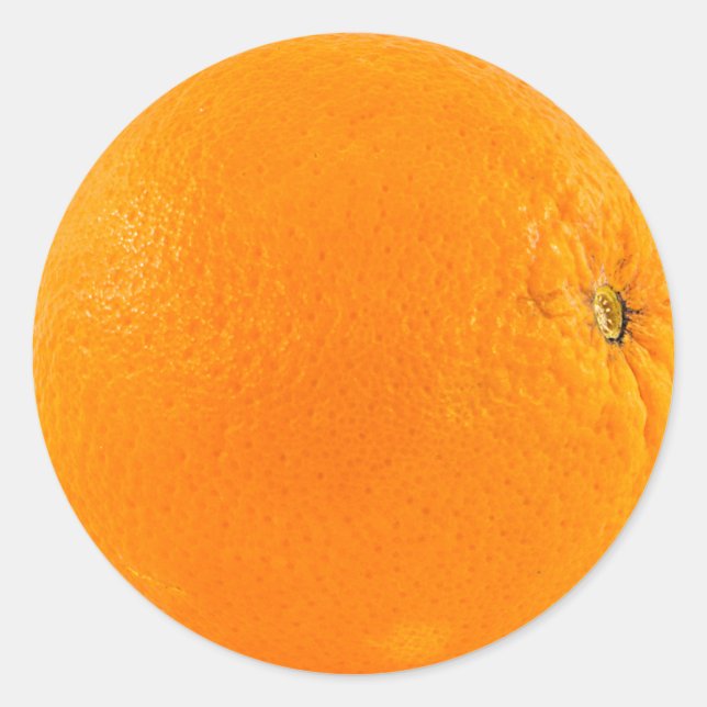 Orange Runt Klistermärke (Framsida)