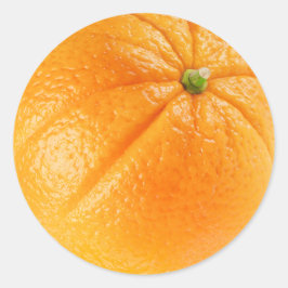 Orange Runt Klistermärke