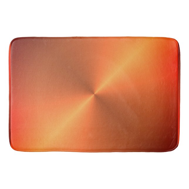 Orange Rust Shine Badrumsmatta (Framsidan)