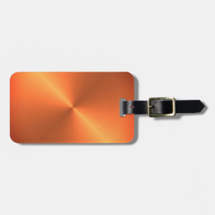 Orange Rust Shine Bagagebricka