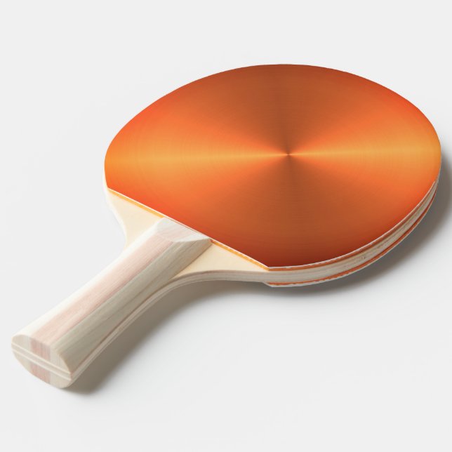 Orange Rust Shine Pingisracket (Frontvinkel)