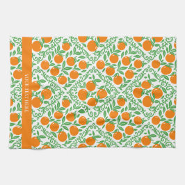 Orange Rustic Farmhouse French Country Kökshandduk