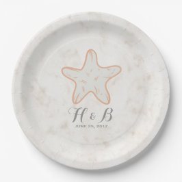 Orange Rustic Starfish Bröllop